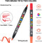 Lightwish 60 Colors Acrylic Paint Pens, Dual Brush Tip & Two Colors Acrylic Paint Markers