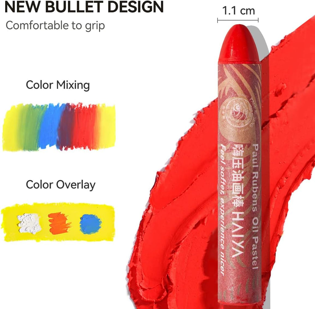 New Paul Rubens Haiya Oil Pastels – 48 Color Set Review