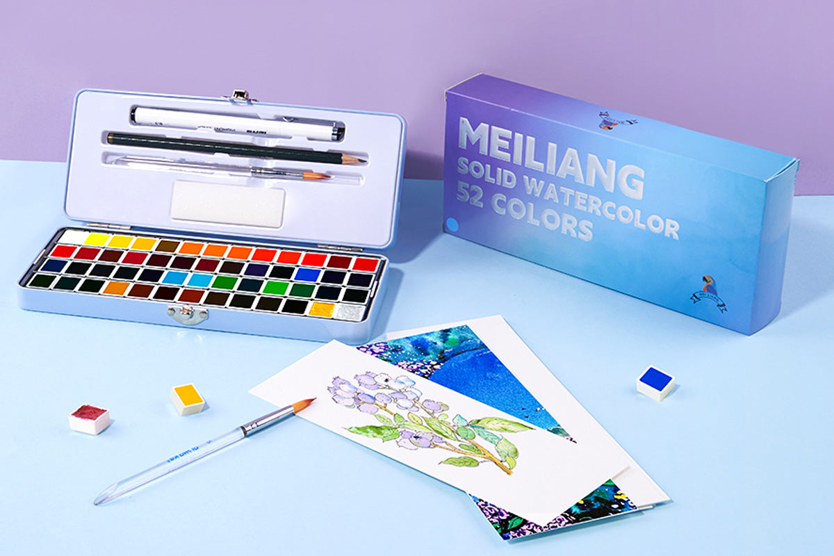 MeiLiang Watercolors Set of 52 Review