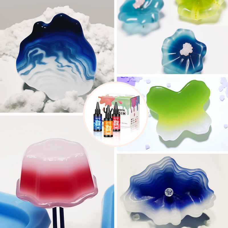 Colored UV Resin Curious, Let's review & experiment Lightwish colored UV  Resin. 