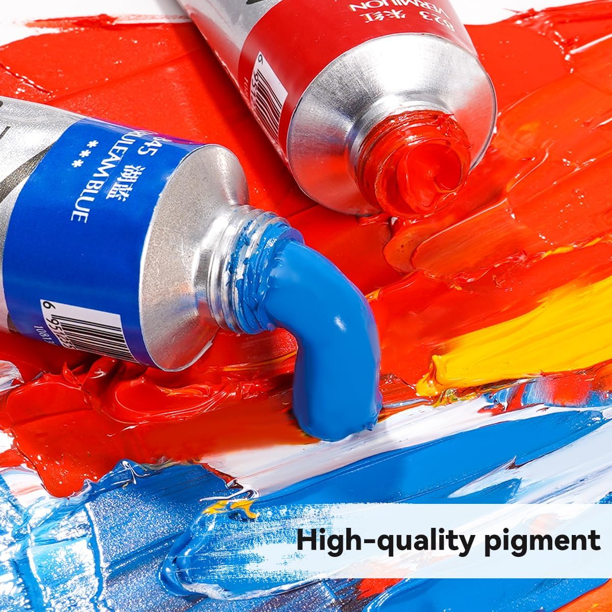 Paul Rubens Professionelle Ölfarbe, 20 Farben * 50 ml große Tuben, mit hoher Sättigung, cremiger Textur und Konsistenz