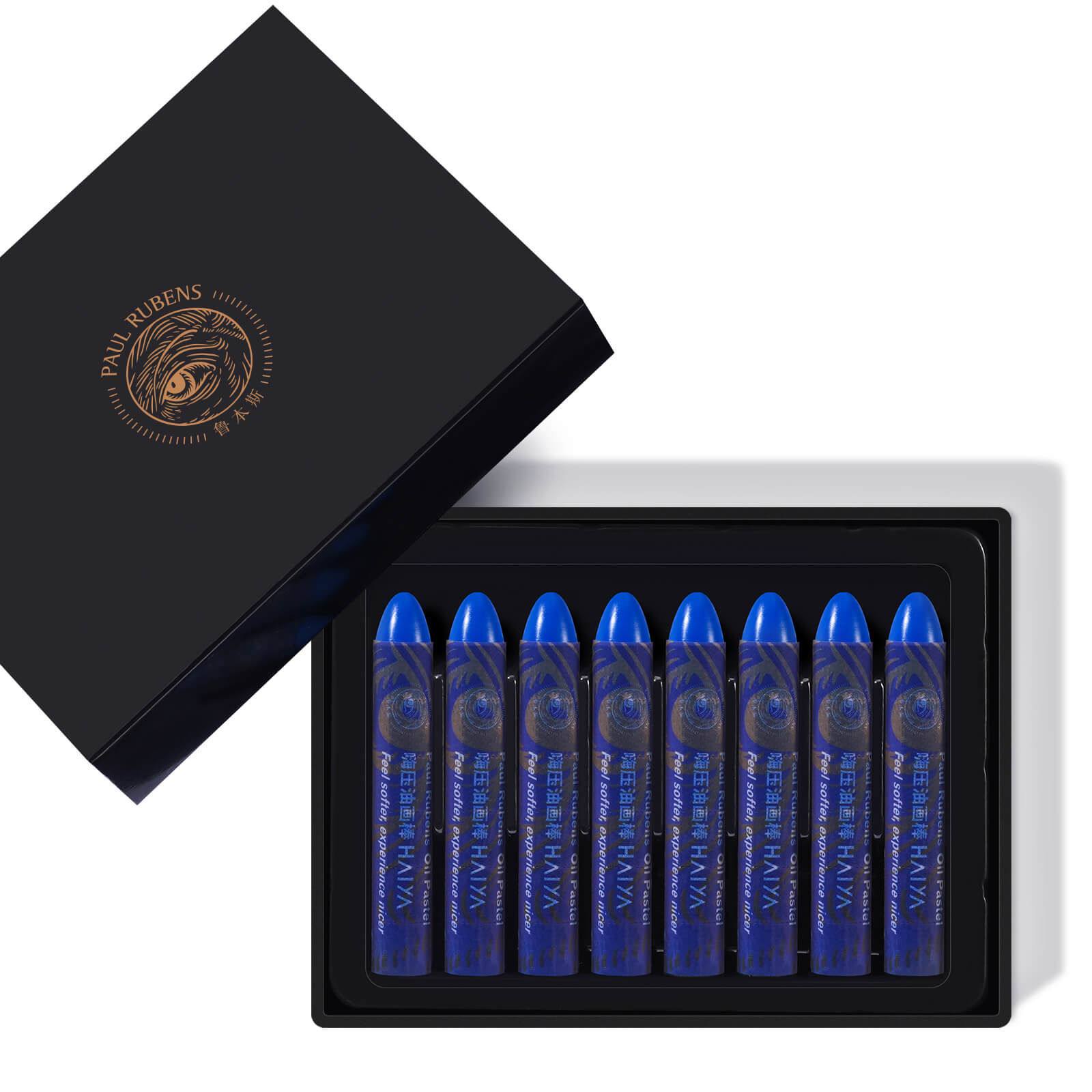 Paul Rubens HAIYA Oil Pastels Set 8 Pcs - Indian Blue