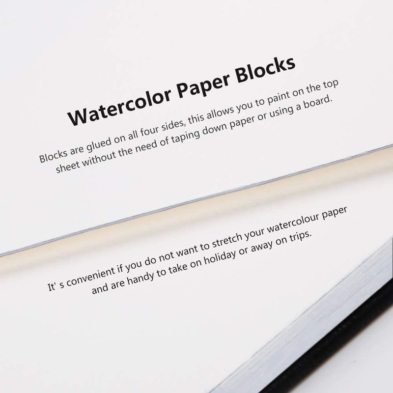 Paul Rubens Watercolor Paper Block, Premium Leather Cover Artist Quali –  Lightwish