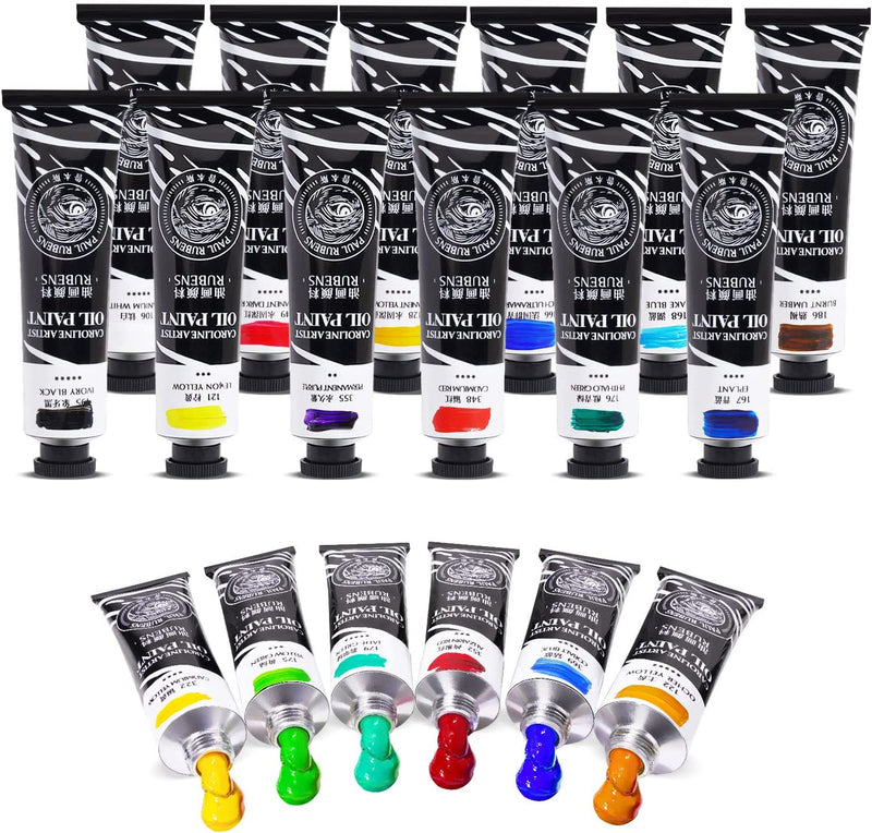 Paul Rubens Artist Oil Paint,18 Vibrant Colors with Great Lastfastness